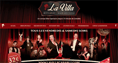 Desktop Screenshot of lavillacabaret.com